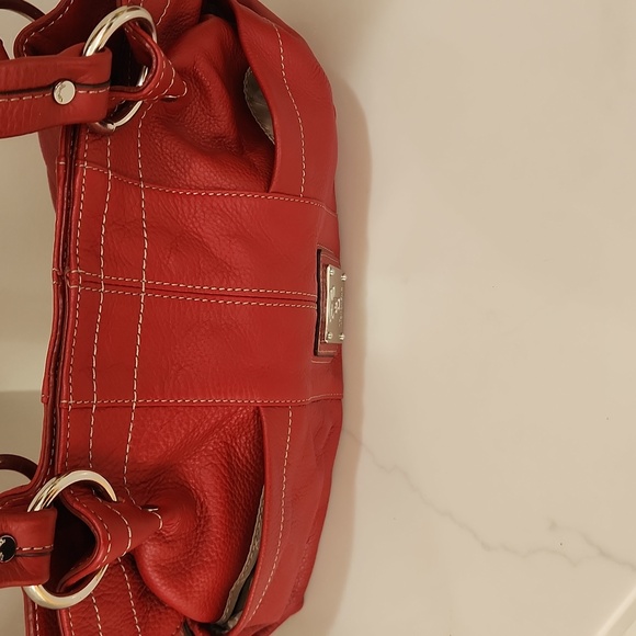 EUC Tignanello Red Leather bag - Picture 6 of 15